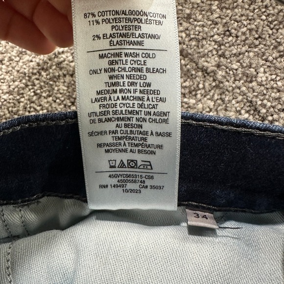 Joes Jeans Women 34 High Rise‎ Petite Flare Blue Denim Cassini 5 Pocket Casual - Picture 12 of 14